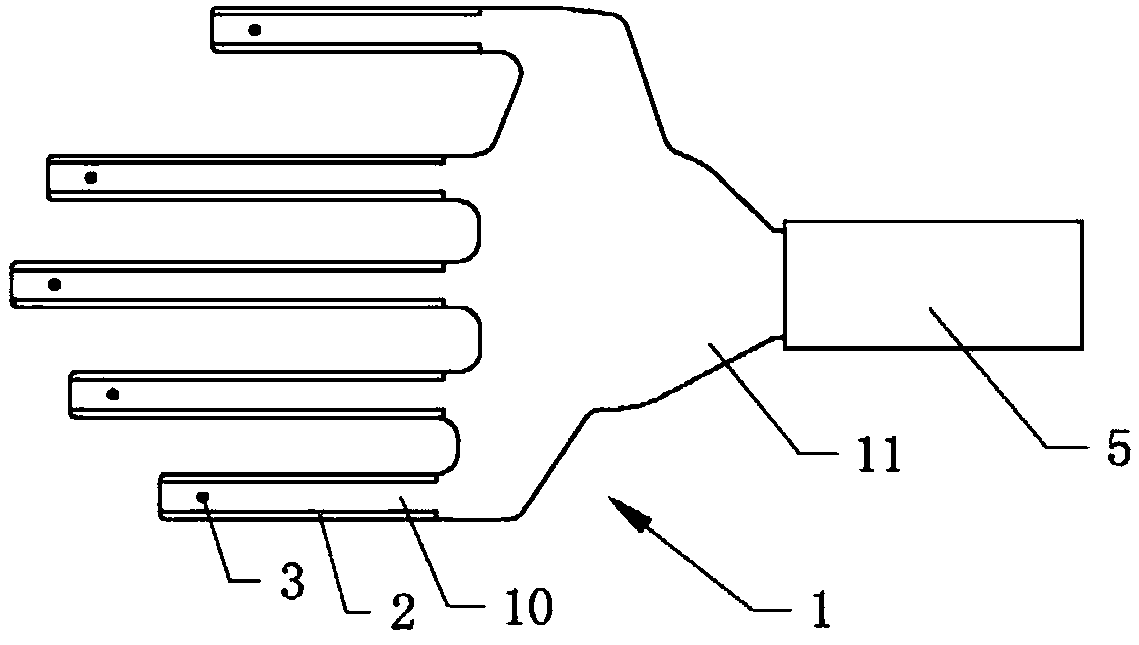 Assembly tooling and process of a smart glove fpc component