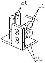 A steel wire online processing production line