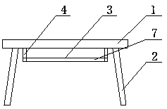 Hydraulic storage device with heat dissipation effect