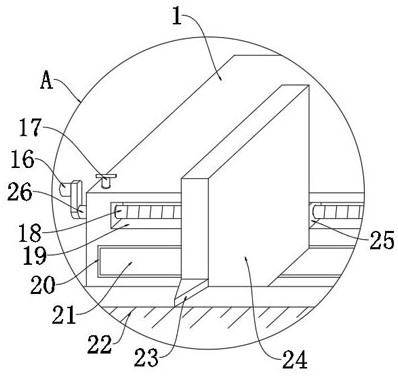 An automatic cutting mechanism for flat iron angle steel for manufacturing fans