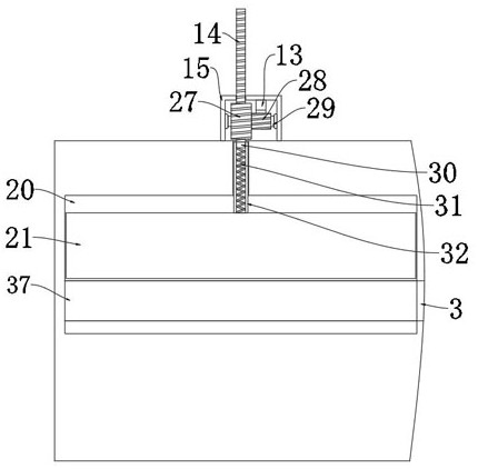 An automatic cutting mechanism for flat iron angle steel for manufacturing fans