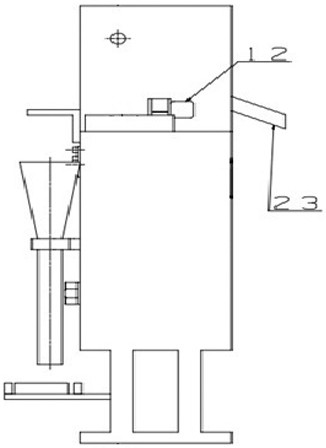 A weighing type mixing packaging sealing machine