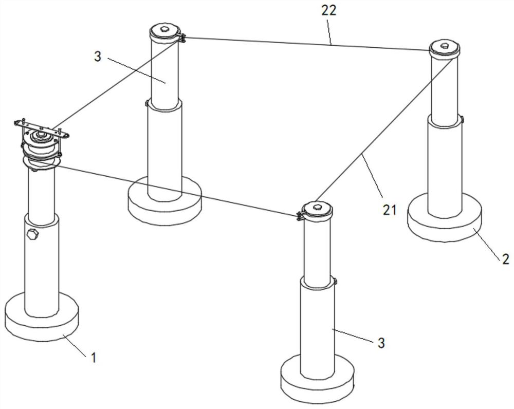 Maintenance device based on garden cement pavement construction