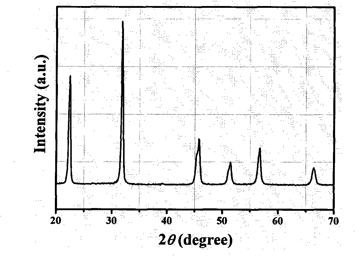 Lead-free piezoceramics-polymer piezoelectric composite material and preparation method thereof