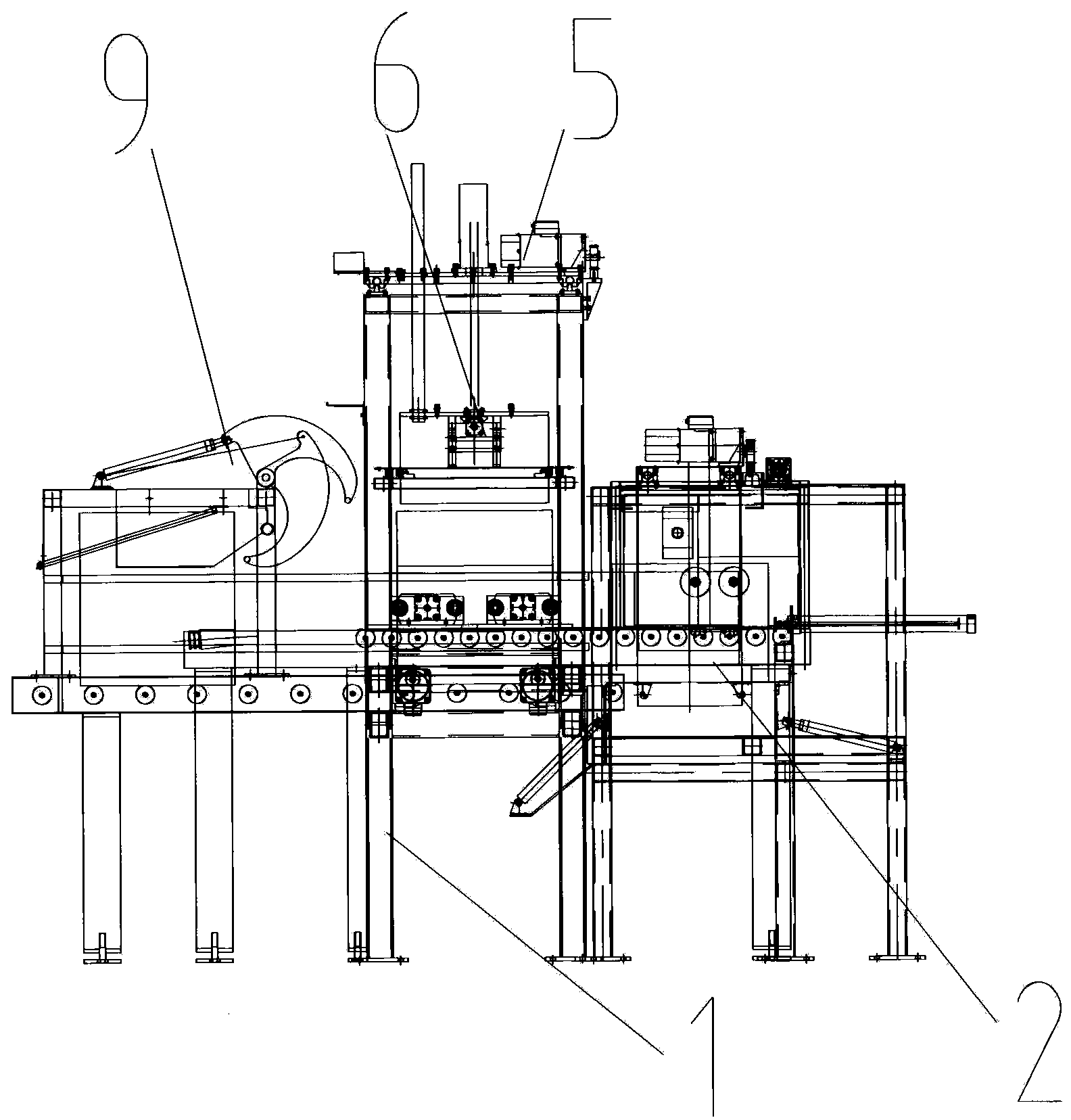 Full-automatic symmetric box filler