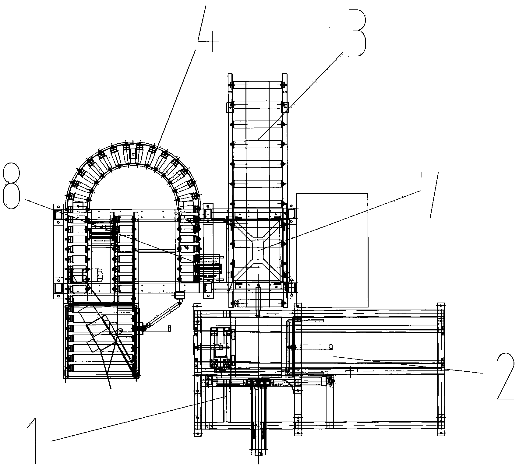 Full-automatic symmetric box filler