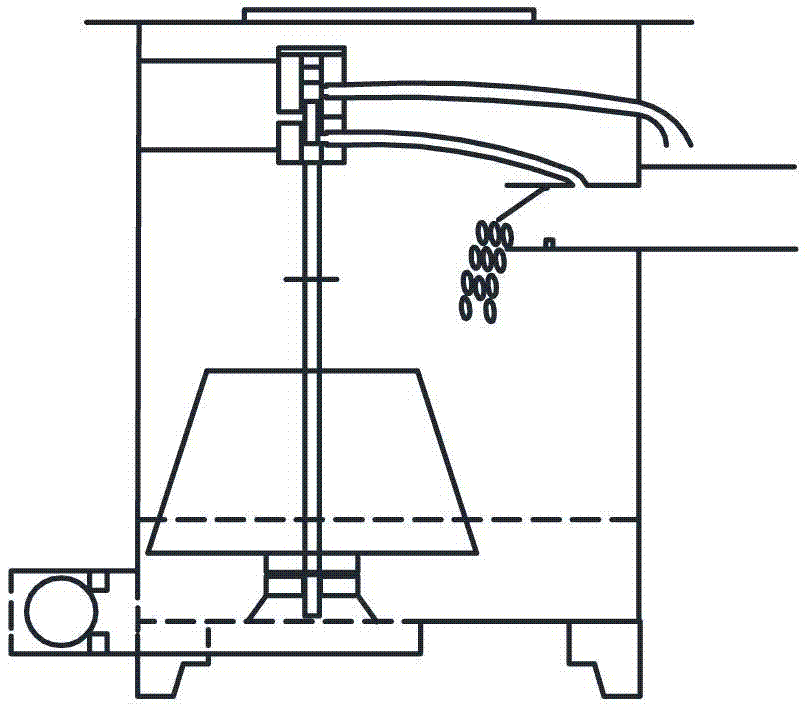 Automatic draining device of gas extraction system