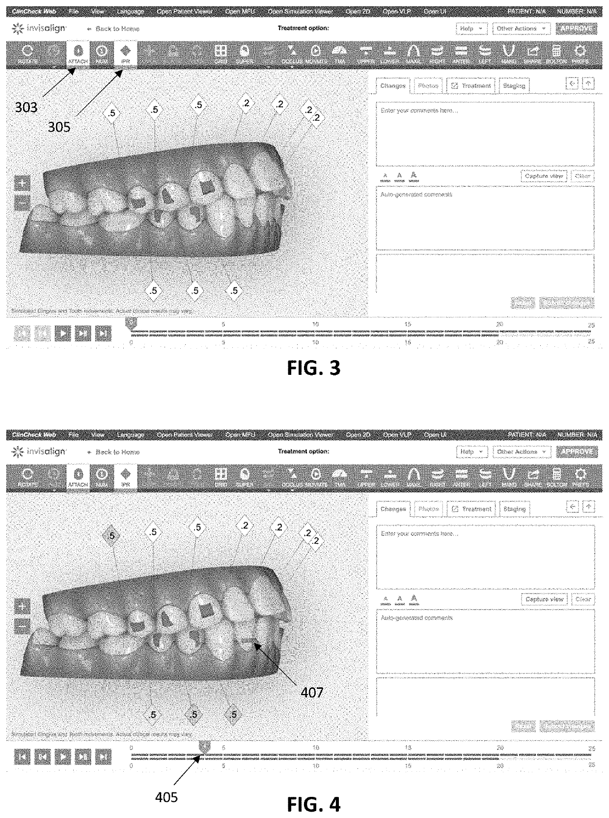 Visualization of clinical orthodontic assets and occlusion contact shape