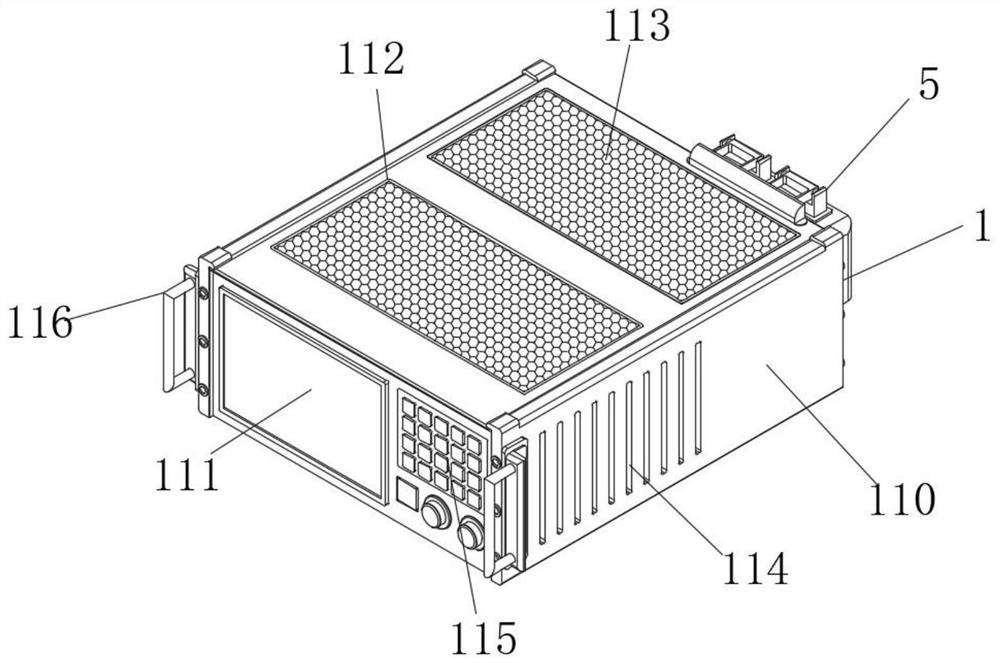 Voltage monitoring device with mistaken touch prevention function and scanning mode