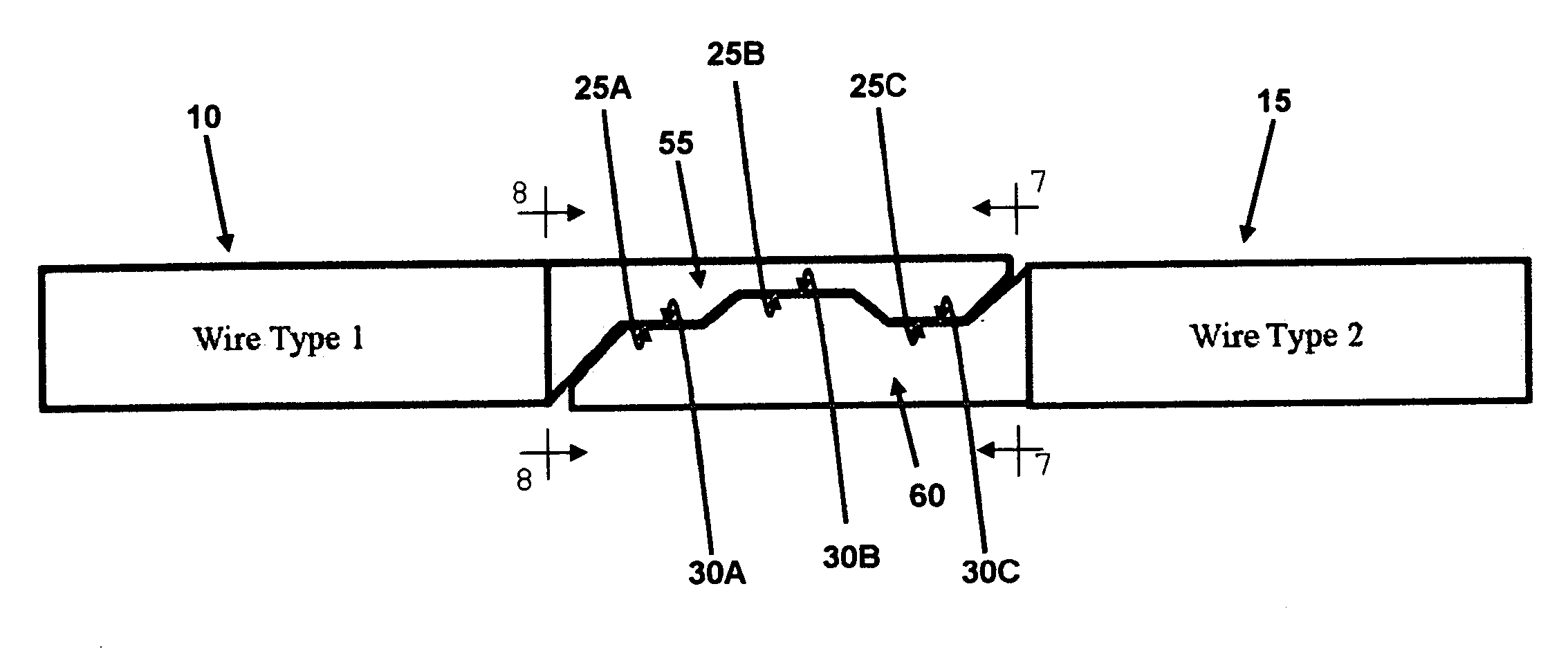 Guidewire formed with composite construction and method for making the same