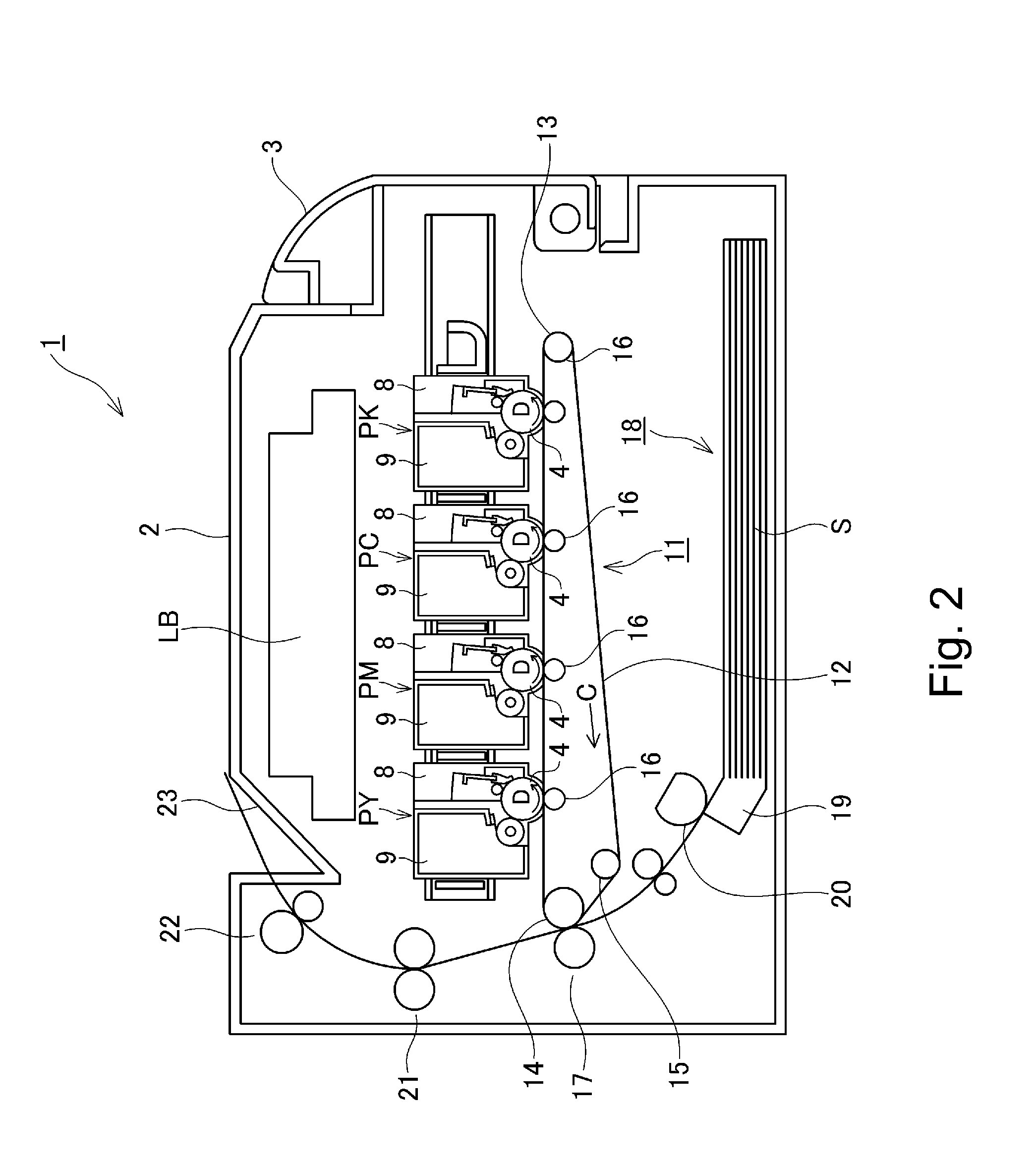 Developing device, process cartridge and drum unit