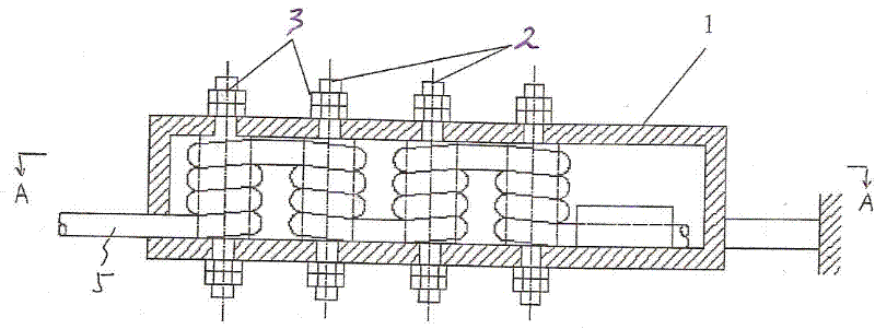 Frictional anchorage device applied to fibre reinforced composite cables