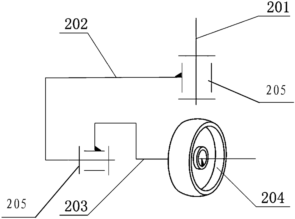 Rail-mounted robot movement mechanism