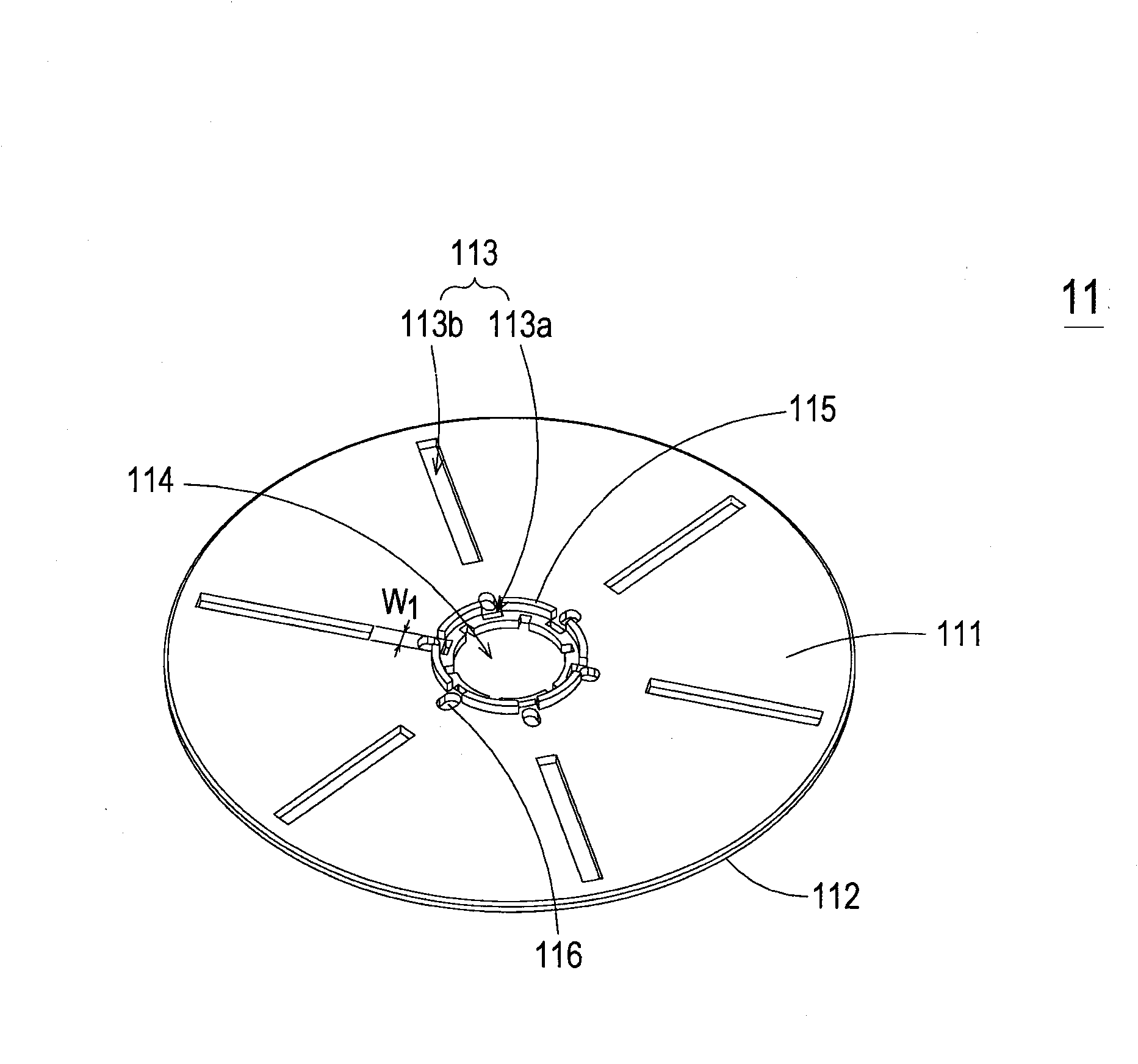 Coil fixing member and combined structure of coil fixing member and coil