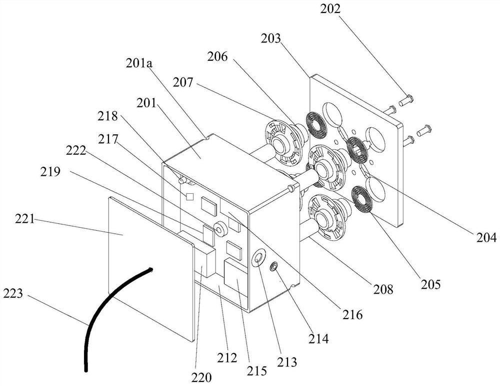 A landslide underwater network-type three-dimensional deformation monitoring system and monitoring method