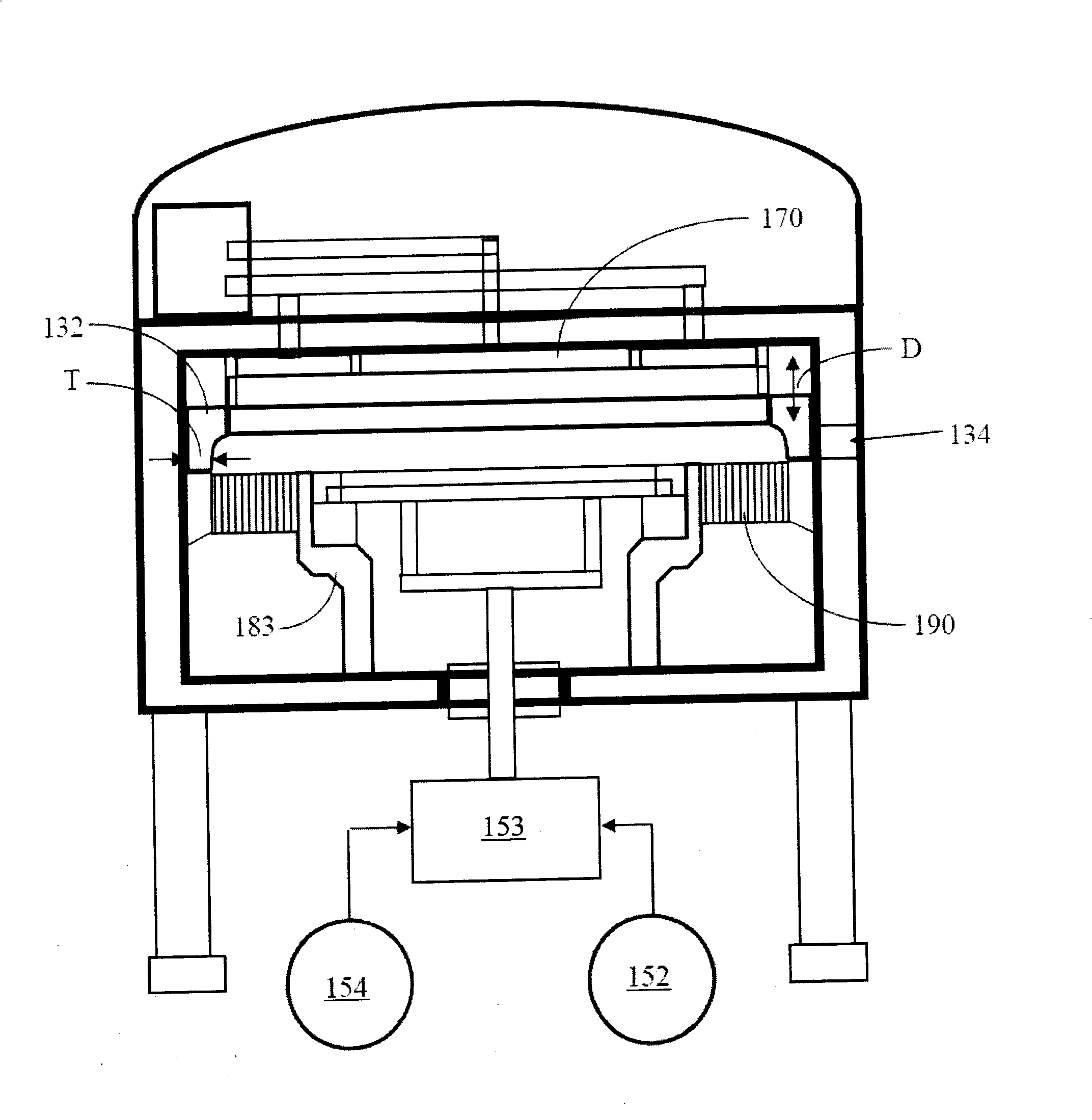 Decoupling reactive ion etching chamber containing multiple processing platforms