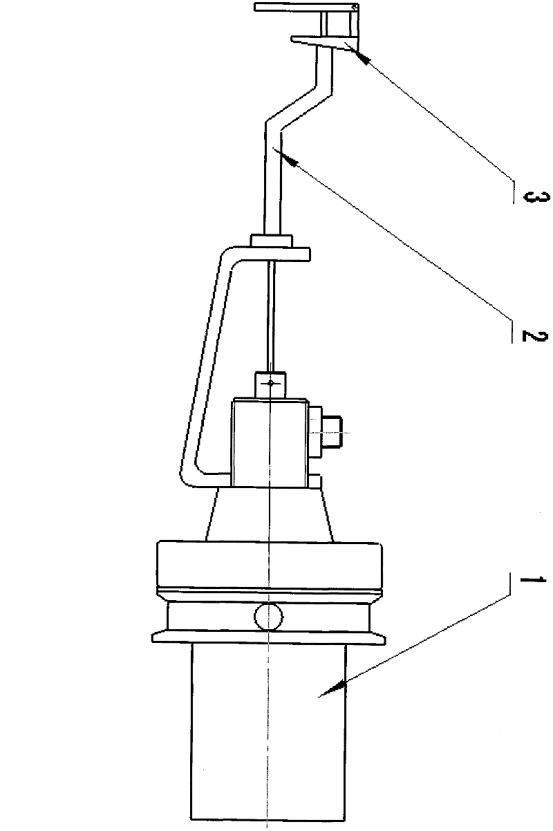 Manual high-pressure engine oil compensator of turbine pressurizer of diesel engine