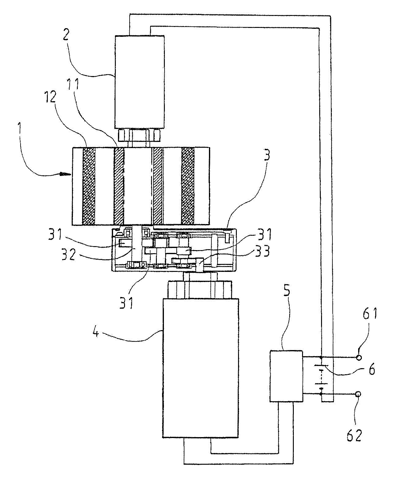 Magnetic force based automatic power generation device