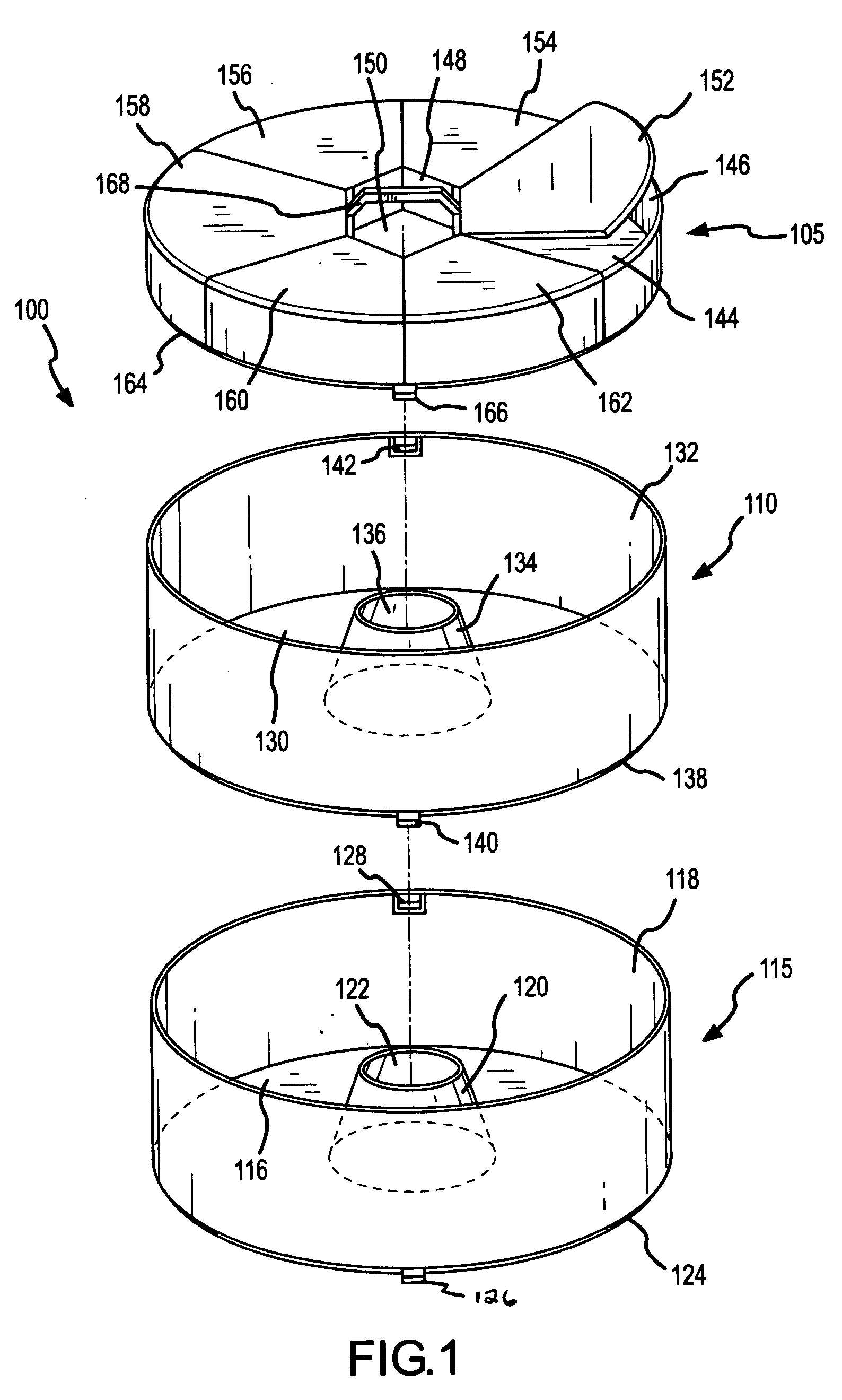 Stackable dispenser for coiled materials
