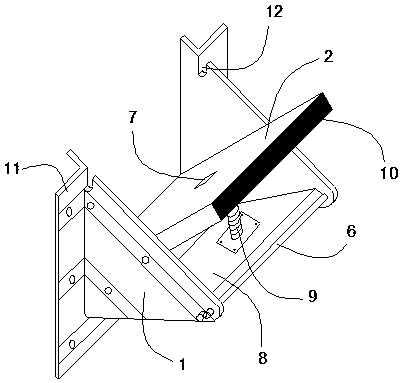 Construction method for pouring constructional column concrete