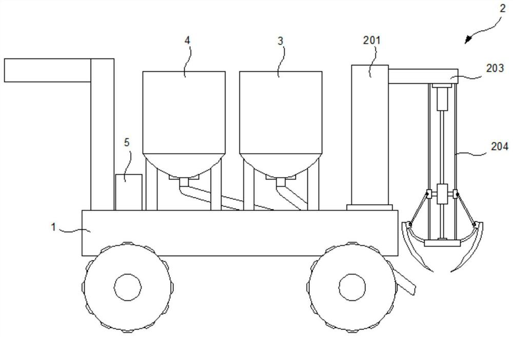 Multifunctional sowing and fertilizing device