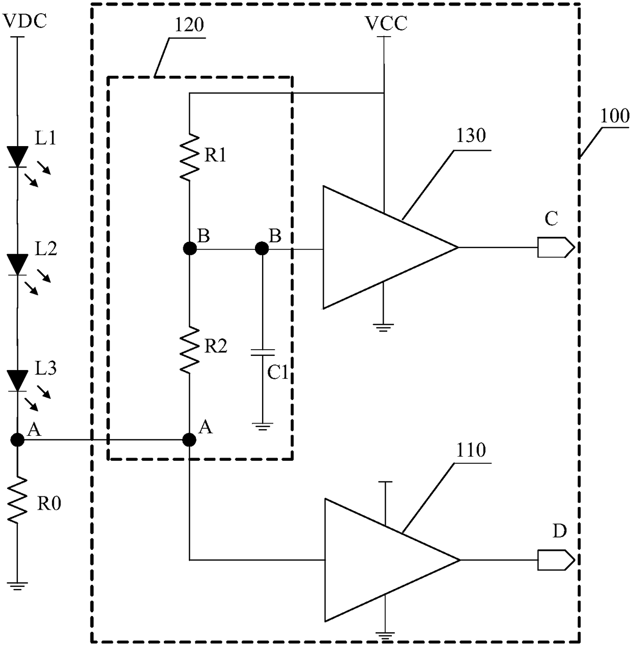 Circuit structure of chip