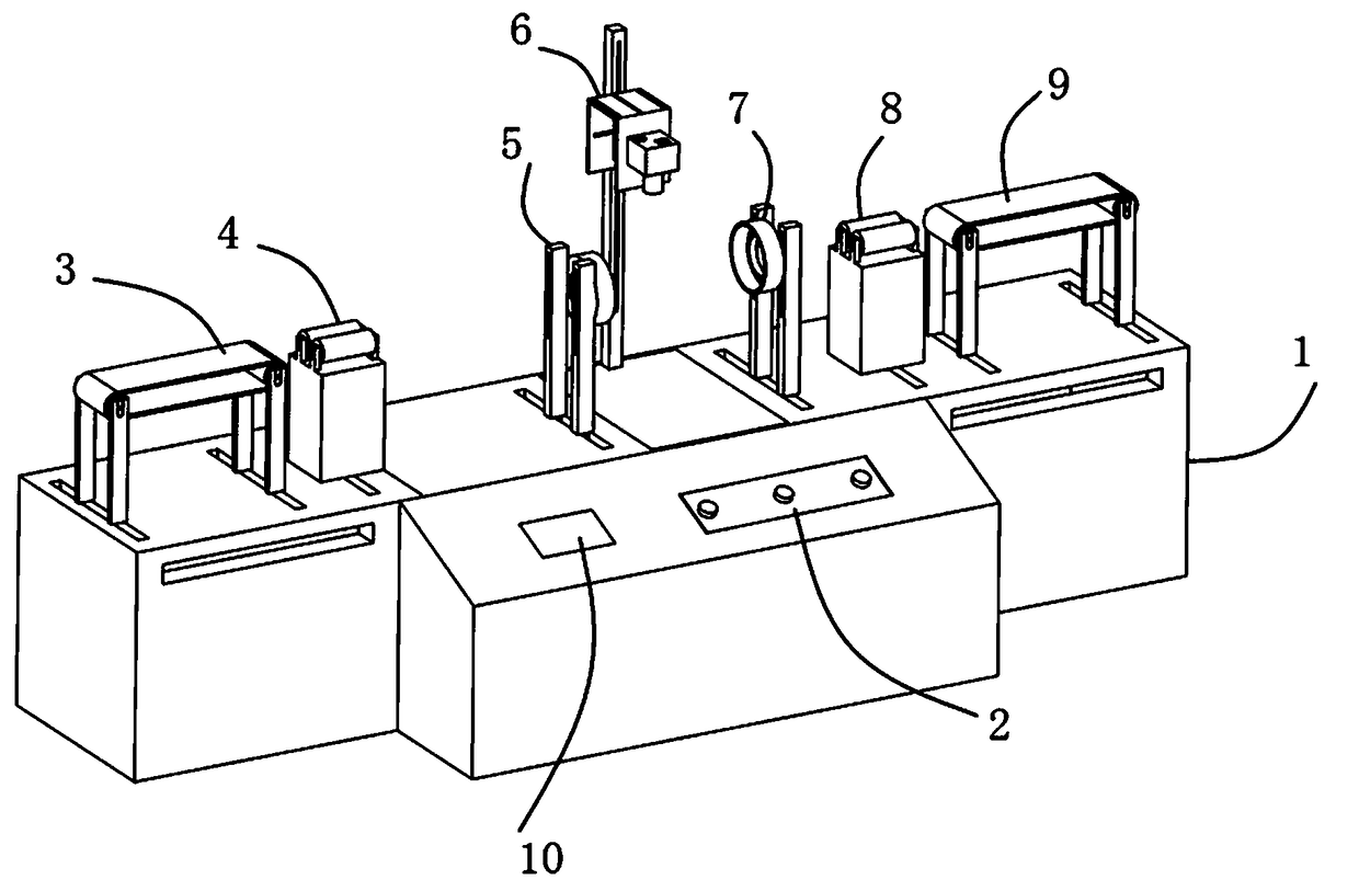 Quality detection device of seamless steel pipe and detection method