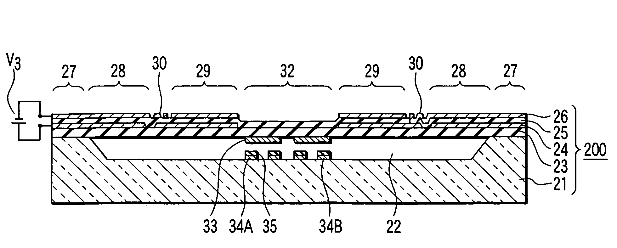 Piezoelectric MEMS element and tunable filter equipped with the piezoelectric MEMS element