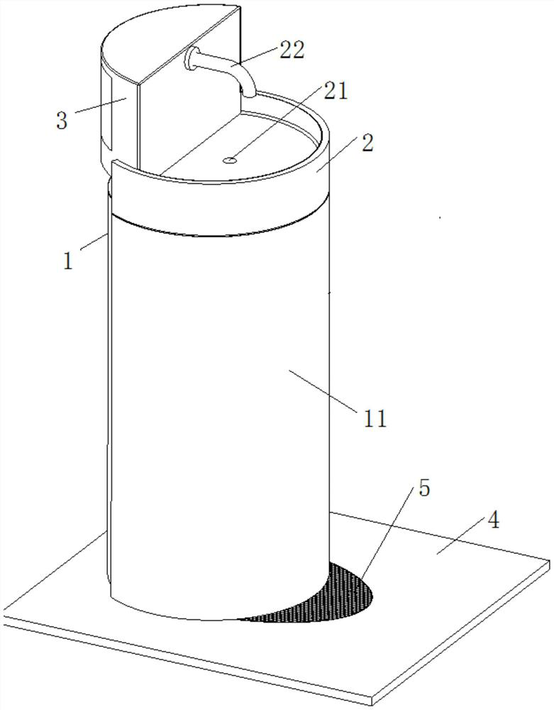 Closed urinal