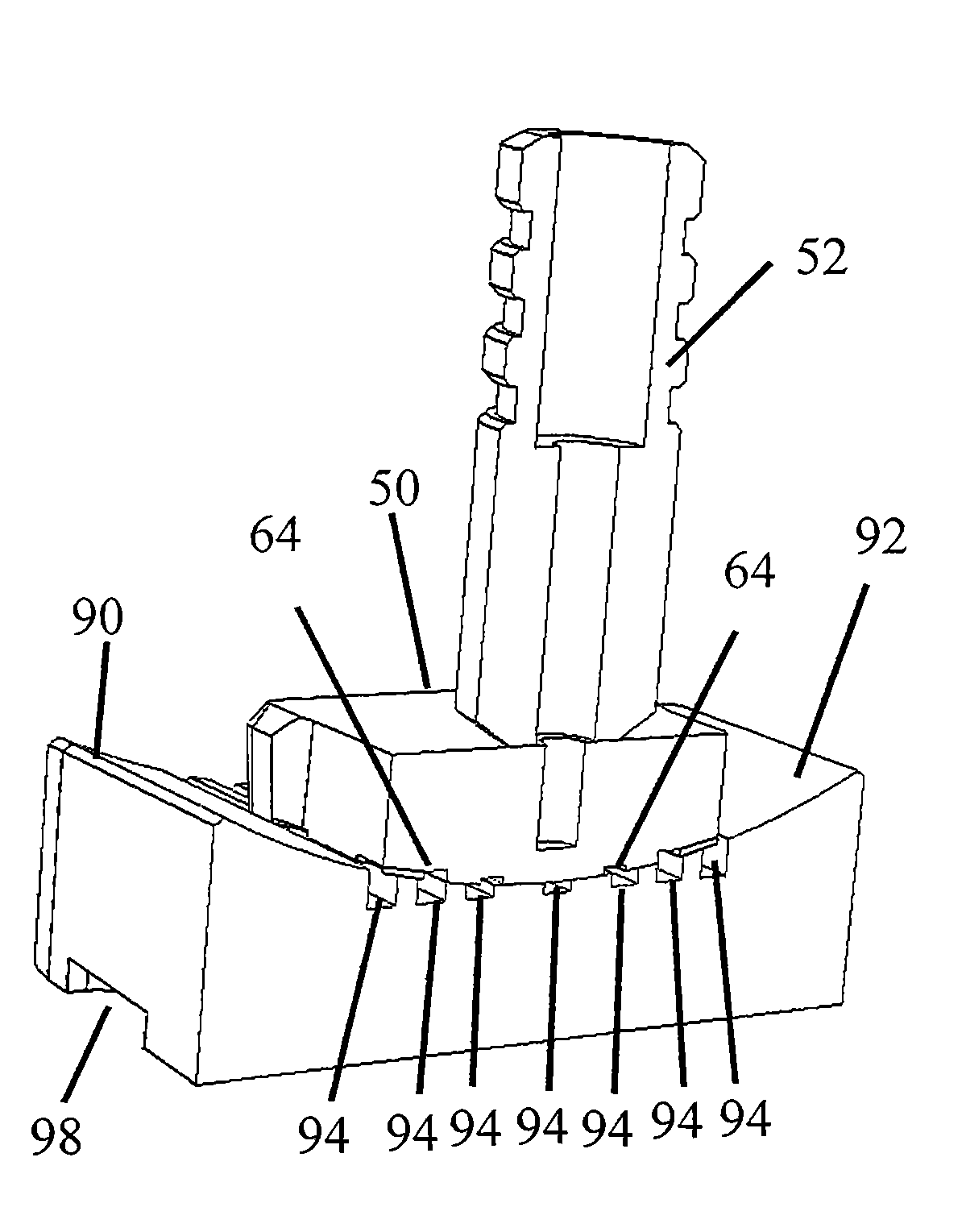 Mold and molding apparatus for embedding biological specimen in a block and related methods