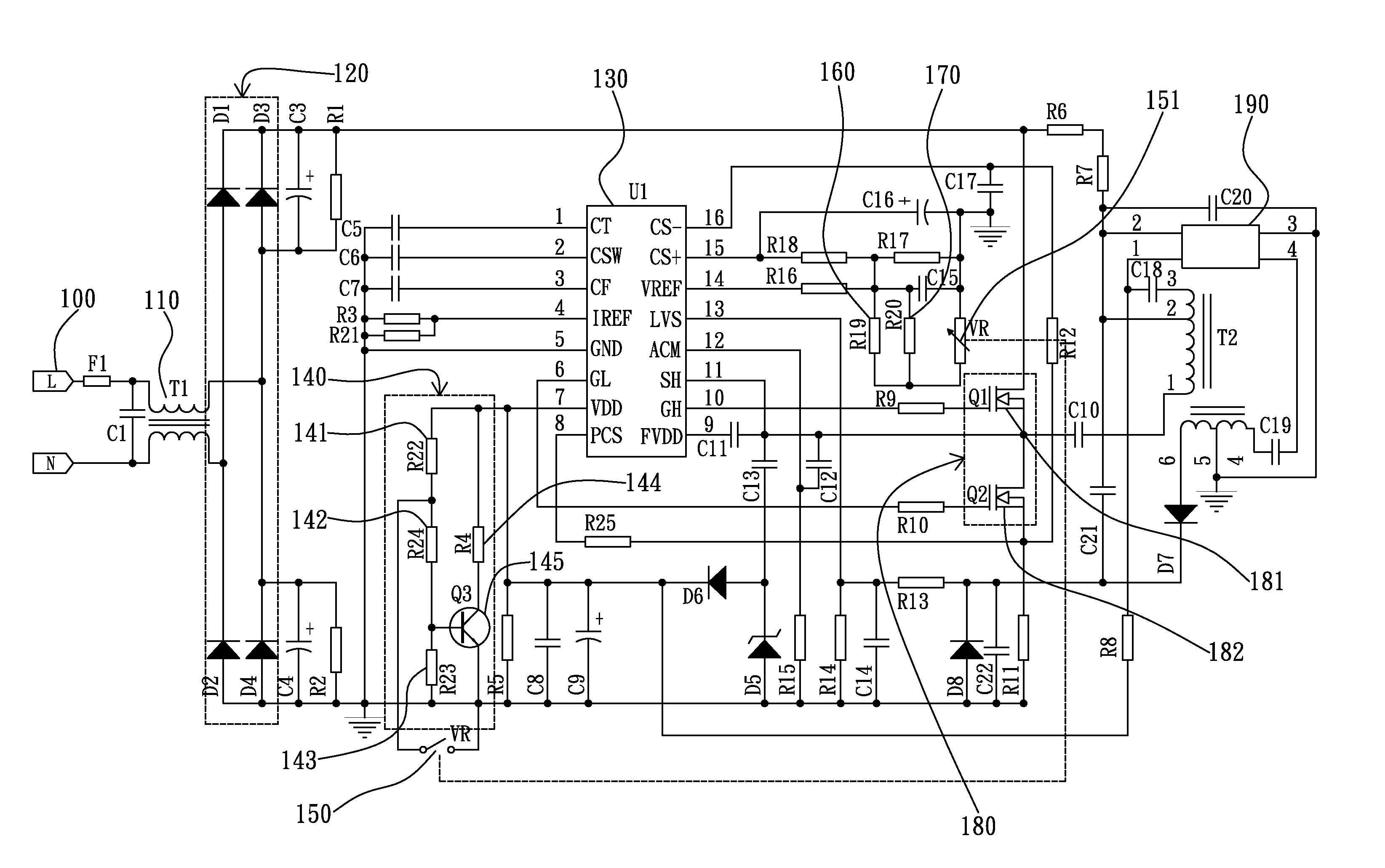 Dimmable control circuit