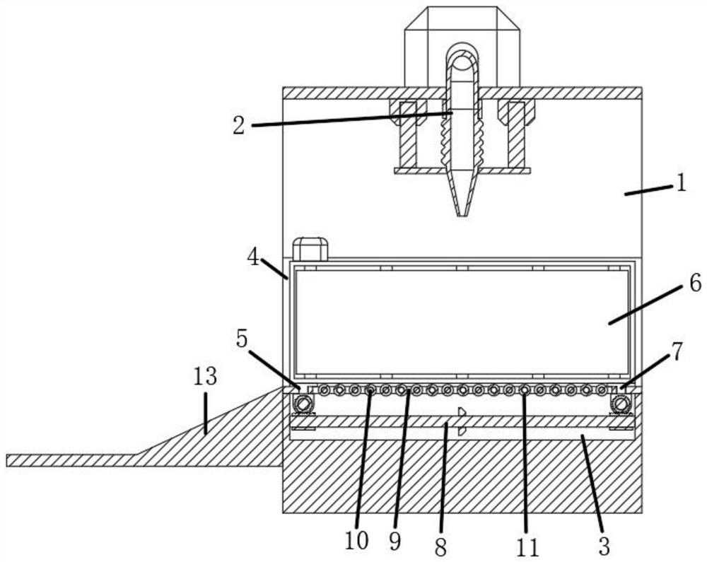 Filling mechanism of water-based paint filling system