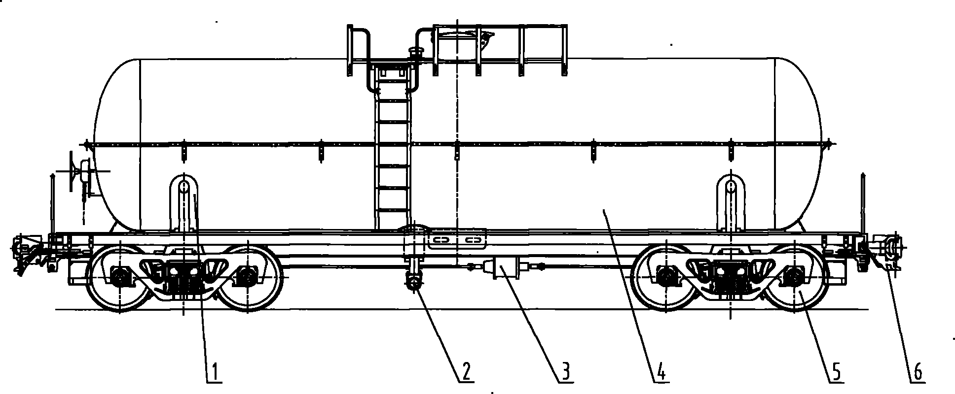 Down-charging type light oil tanker vehicle