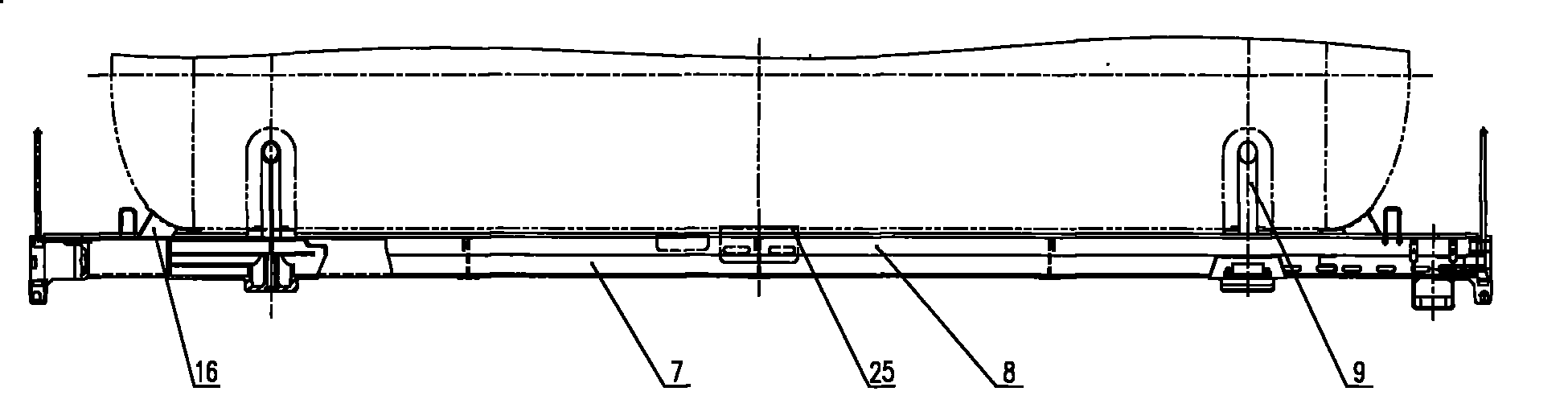 Down-charging type light oil tanker vehicle