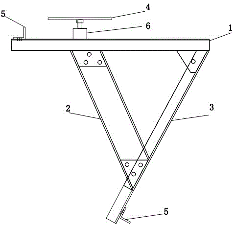 False corbel bracket and using method thereof during examining and repairing corbel bricks in dry quenching chute