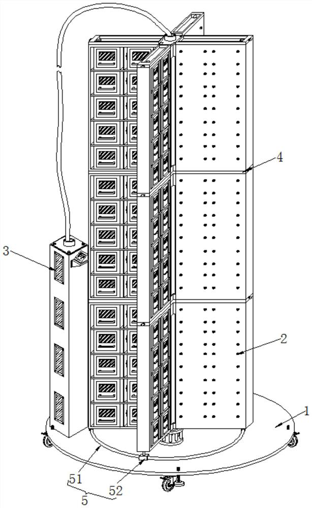 Data storage method for network communication machine room