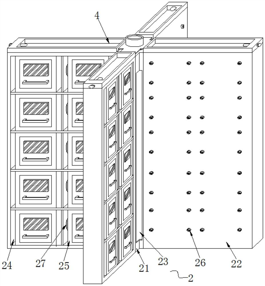 Data storage method for network communication machine room