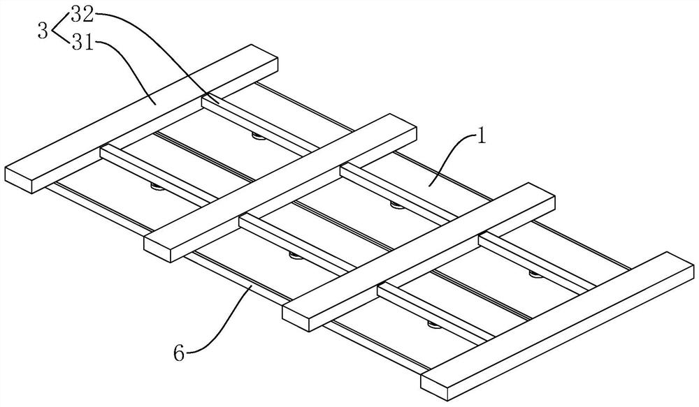 A kind of prefabricated ceiling structure and construction method