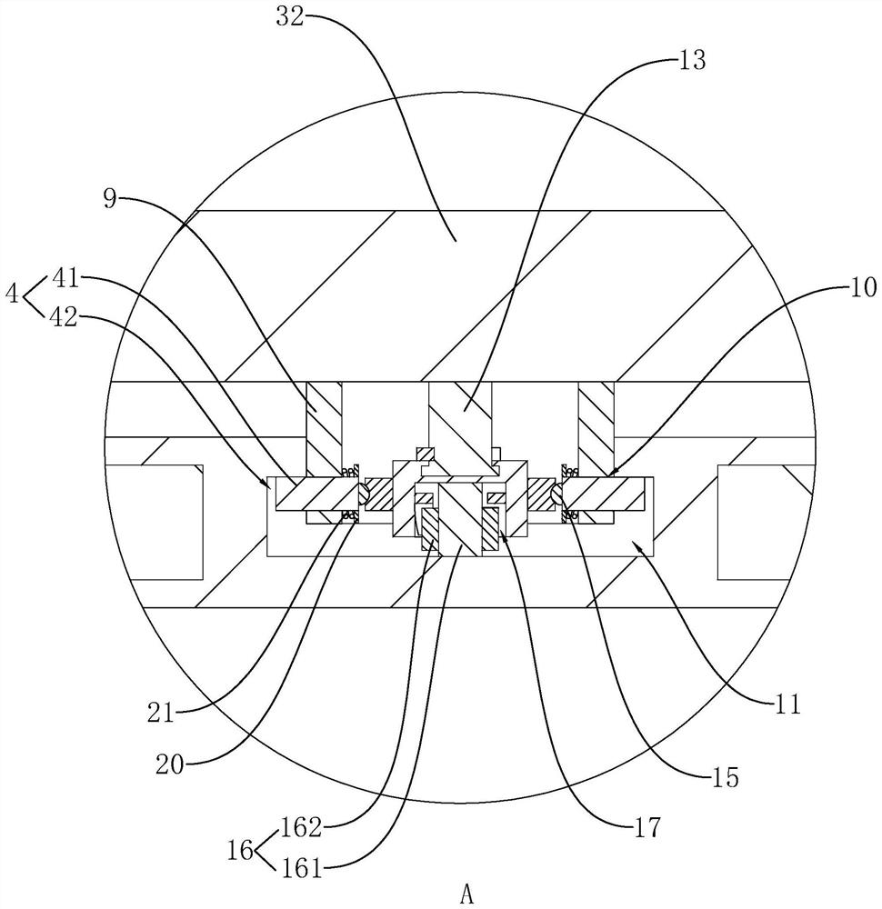 A kind of prefabricated ceiling structure and construction method