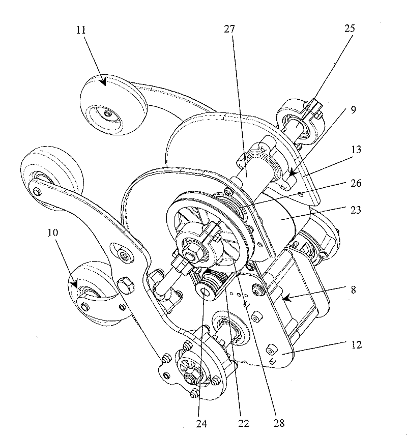 Three-dimensional massaging machine