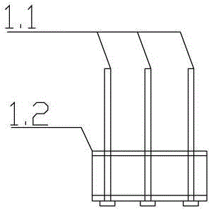 A kind of reinforced structure and its construction method to ensure the common stress of new and old concrete structures