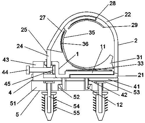 Buckle-type quick link wire clamp