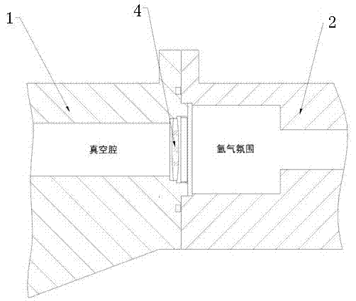 Lens mounting structure of direct-reading spectrometer