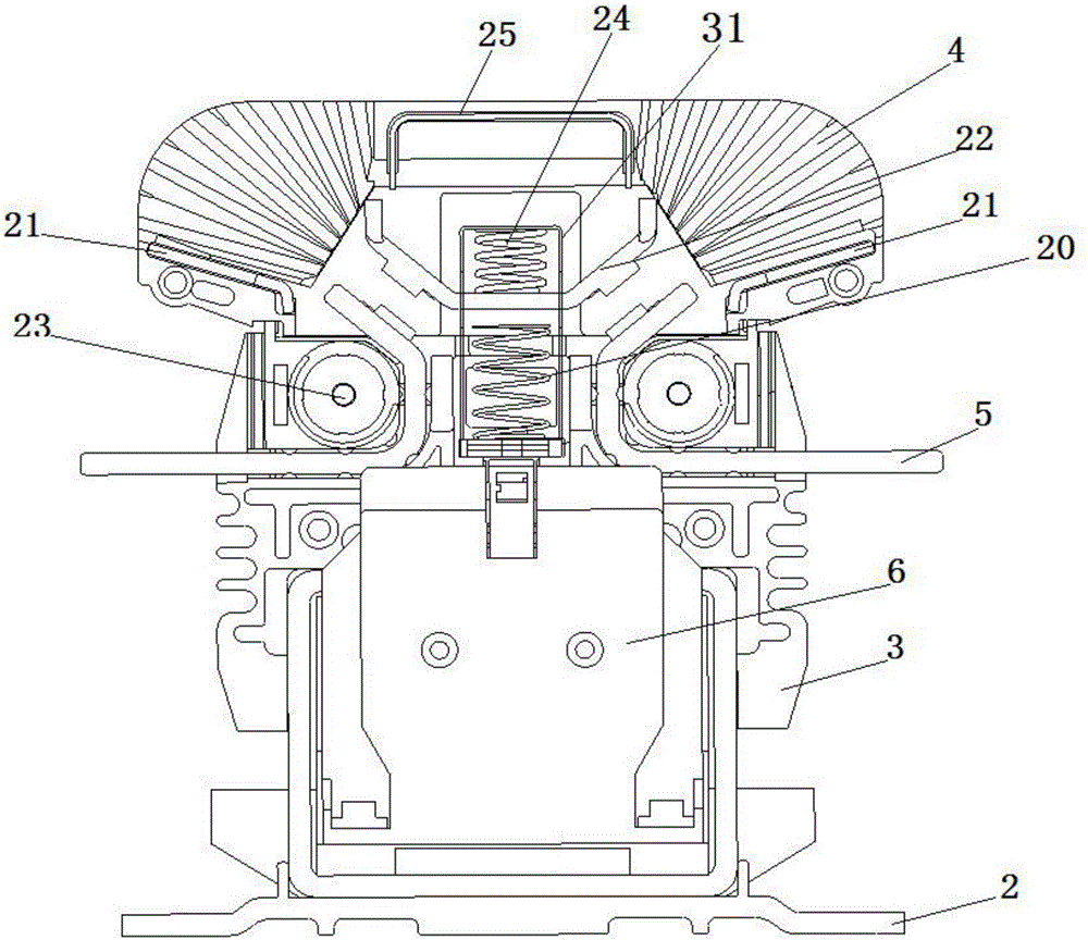 High-voltage DC contactor for rail transit