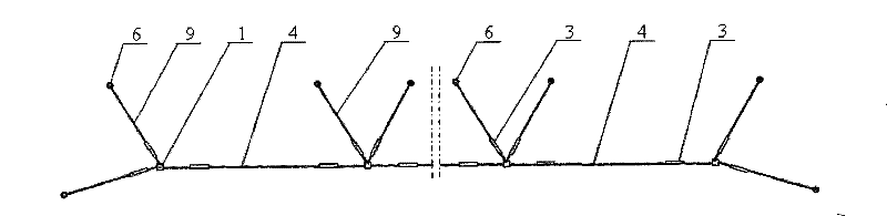 A method of manufacturing a vertical rock net