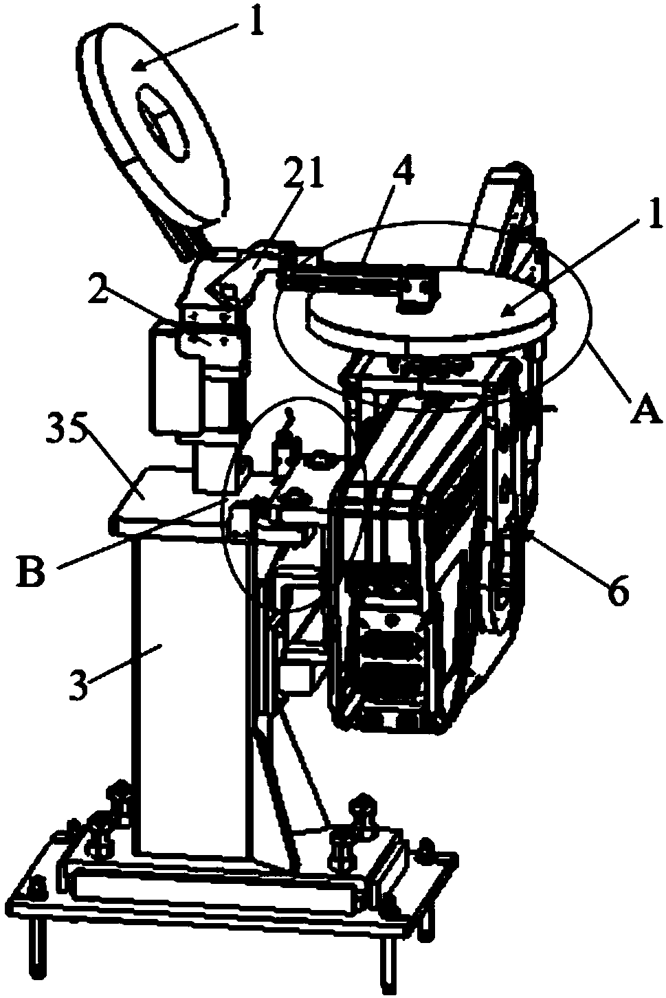Switchboard protective mechanism for welding robots and application method