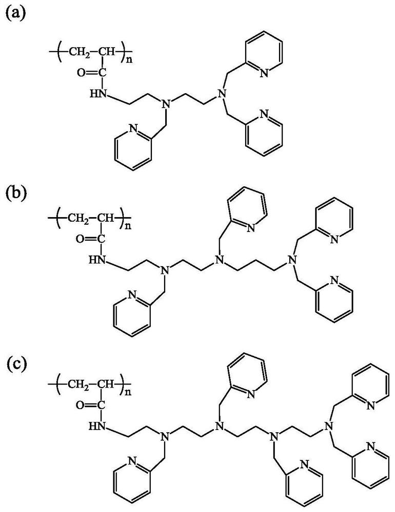 A kind of pyridine amine chelating resin for removing heavy metal cations in strongly acidic wastewater and preparation method thereof