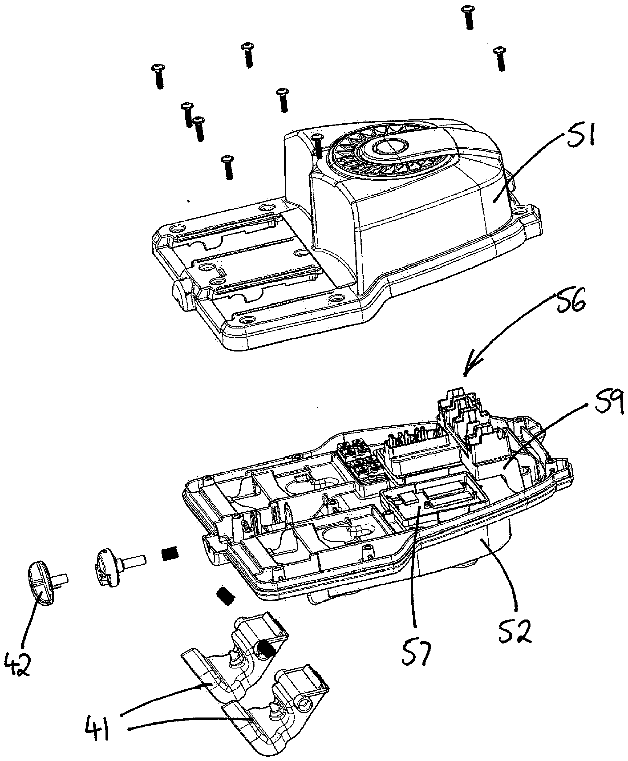 Lawn mower electronics housing