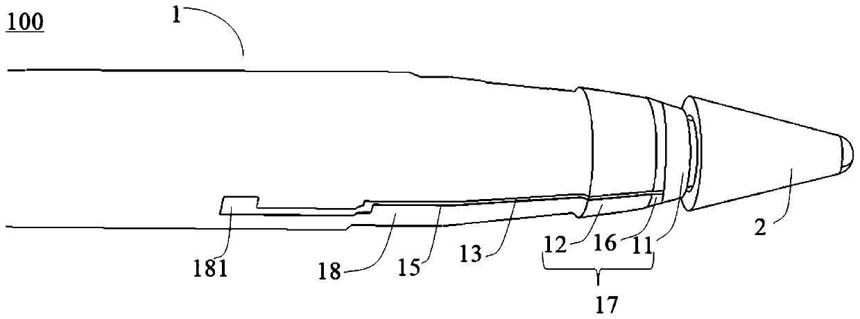 Capacitive pen and manufacturing method thereof