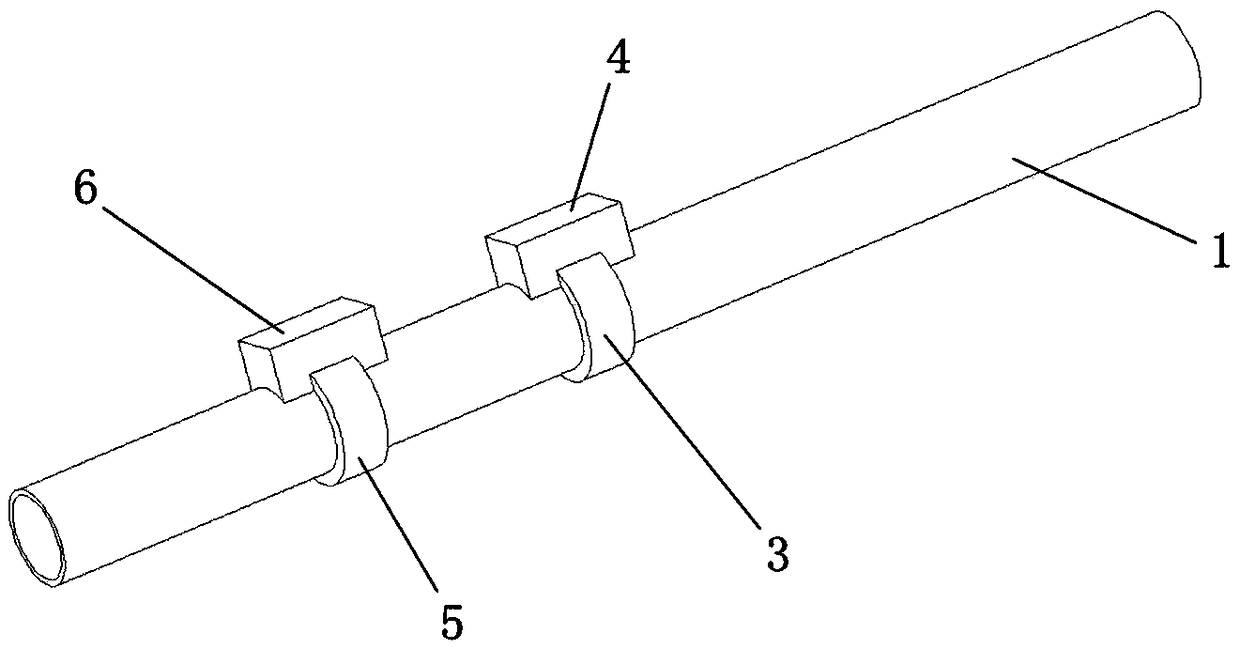 Gas conveying device for algae cultivation in pipelines